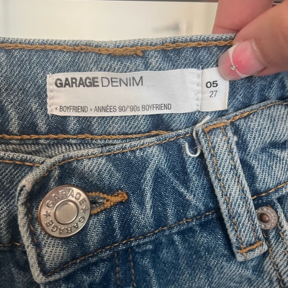 Garage Mid Ride, Butt Rip Straight Jeans - Picture 4 of 5